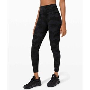 Lululemon Wunder Train High-Rise Tight 25" Heritage 365 Camo Deep Coal Multi 8